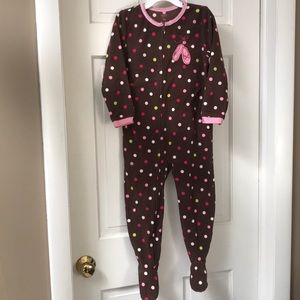 Carter’s 4T footie pajamas, zip-up
